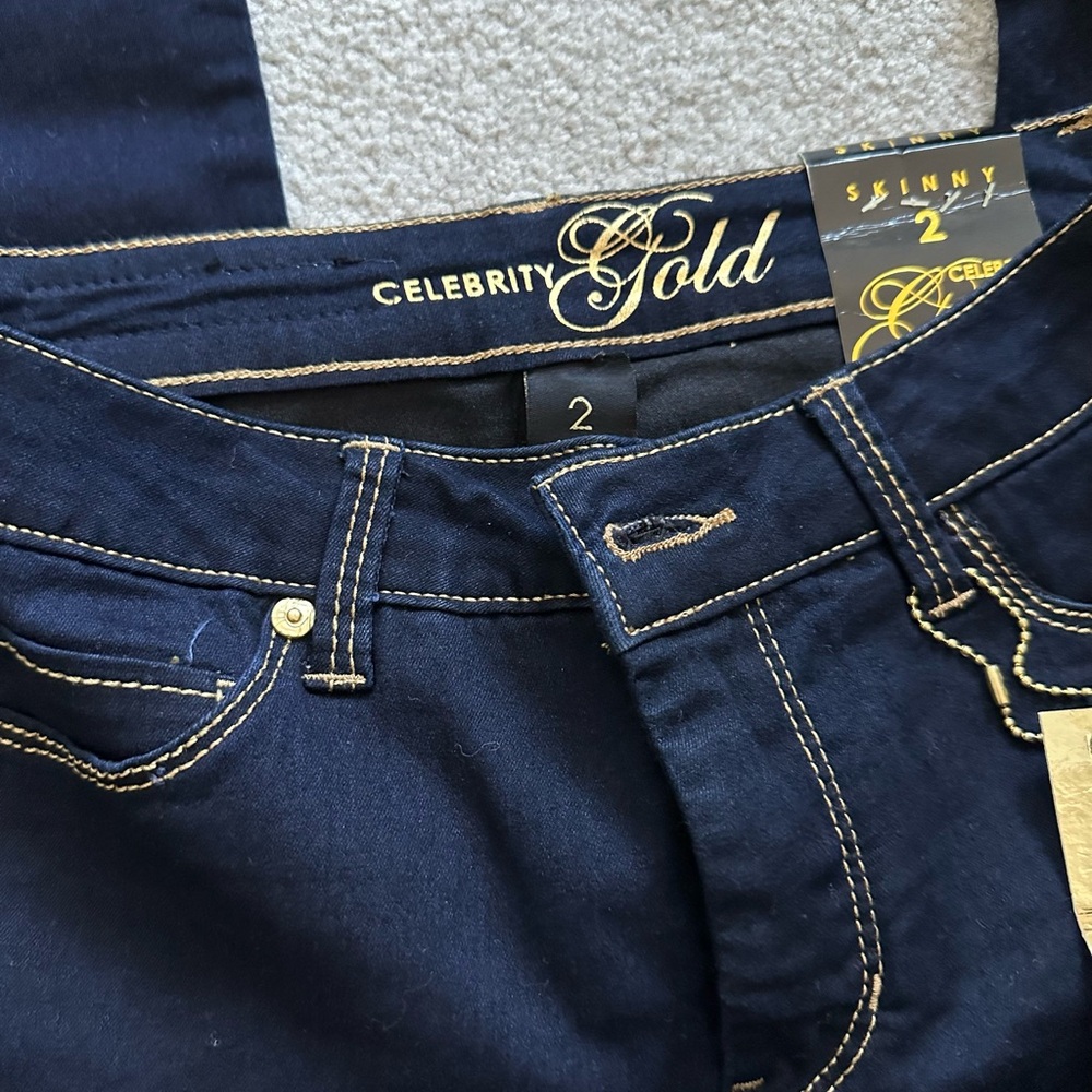Celebrity Gold Women's Skinny Jeans